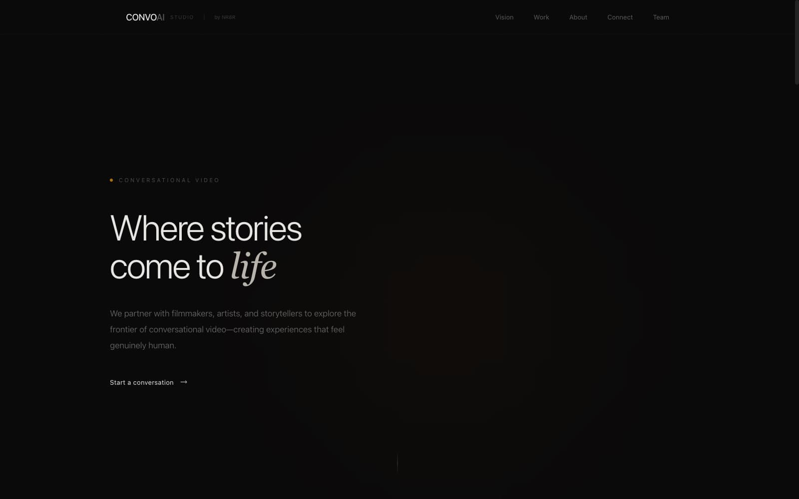 ConvoAI Studio — Conversational video, where stories come to life.